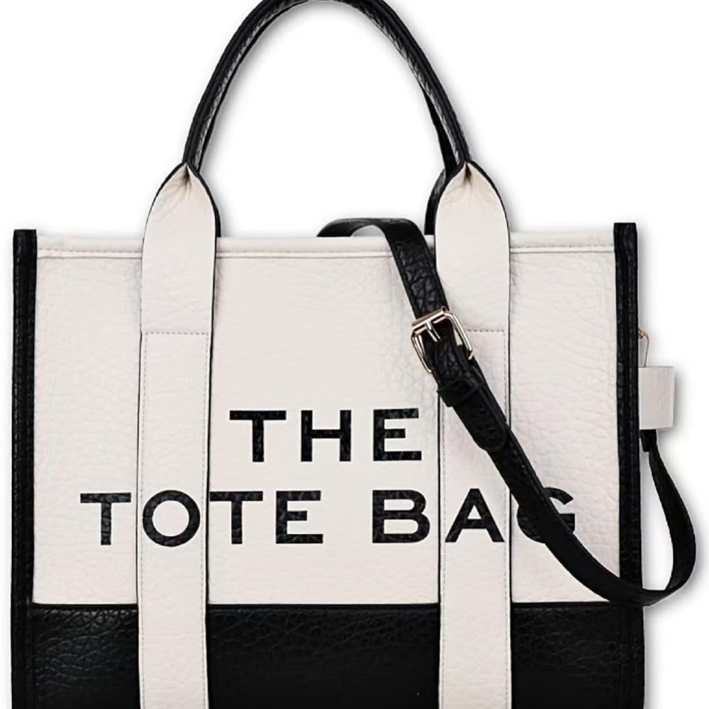 The Tote Bag for Women PU Leather Shoulder Crossbody Handheld Bag Zipper Purse